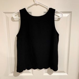 Black Sleeveless Top